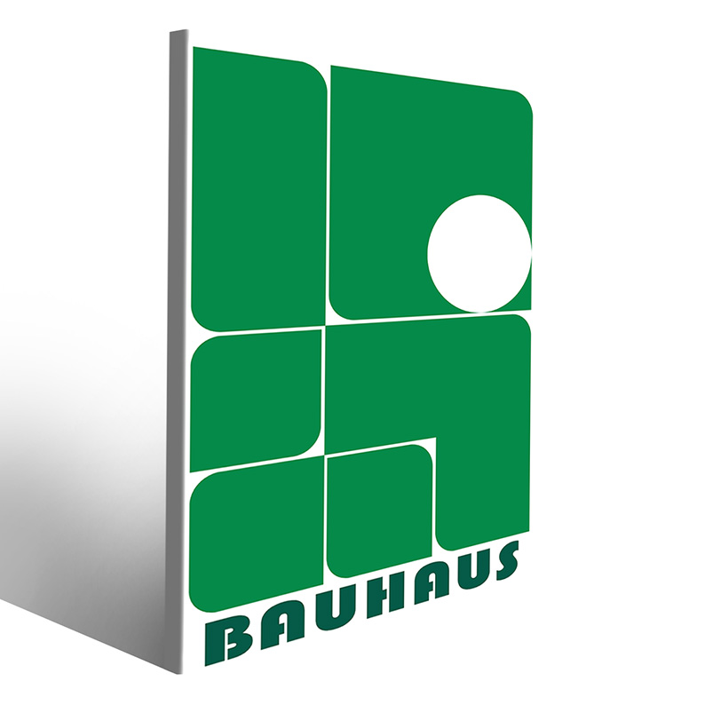 Quadro contemporaneo su tela con elementi del Bauhaus