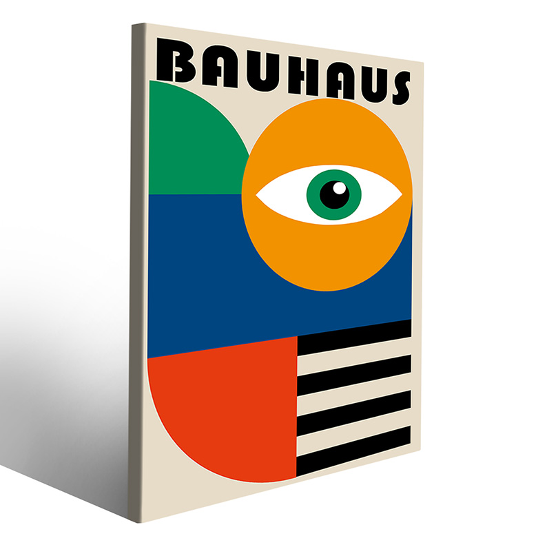 Decorazione d’interni con arte su tela Bauhaus geometrica