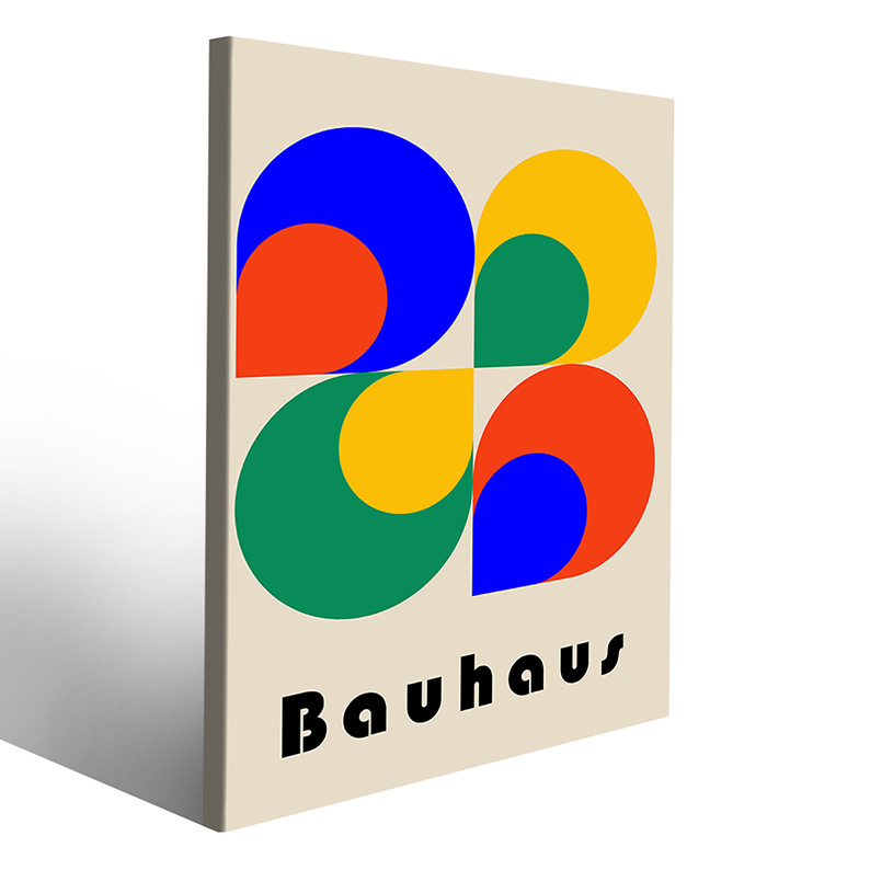 Stampa su tela Bauhaus per decorare interni contemporanei