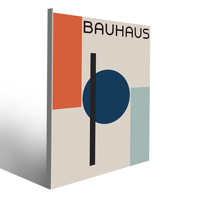 Aggiungi colore con quadro Bauhaus artistico