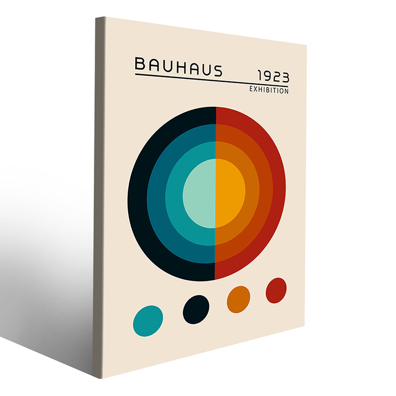 Design elegante in quadro Bauhaus esclusivo