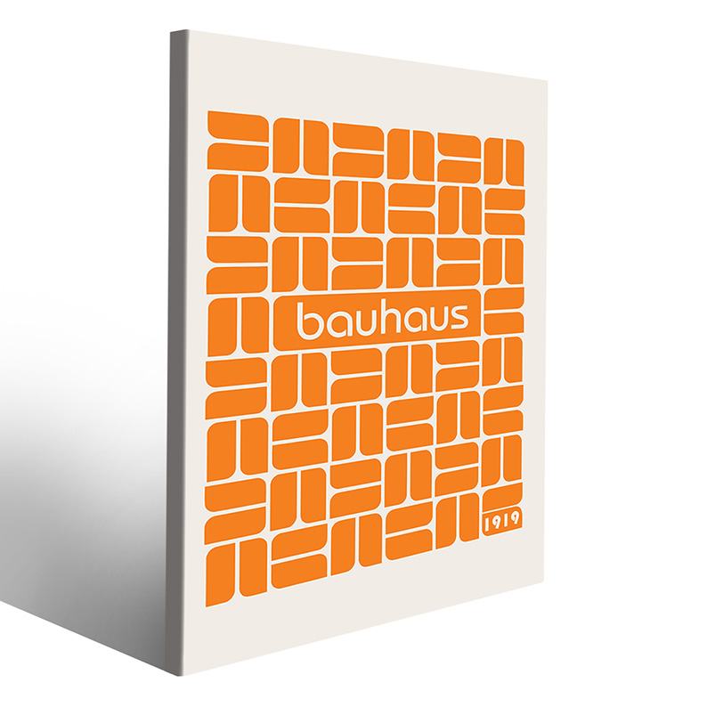 Design e colore in quadro Bauhaus per te