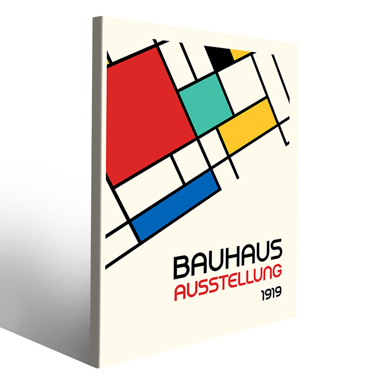 Quadro Bauhaus vivace per uno spazio creativo