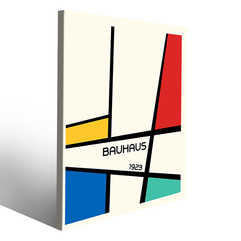 Elegante quadro Bauhaus per interni di classe