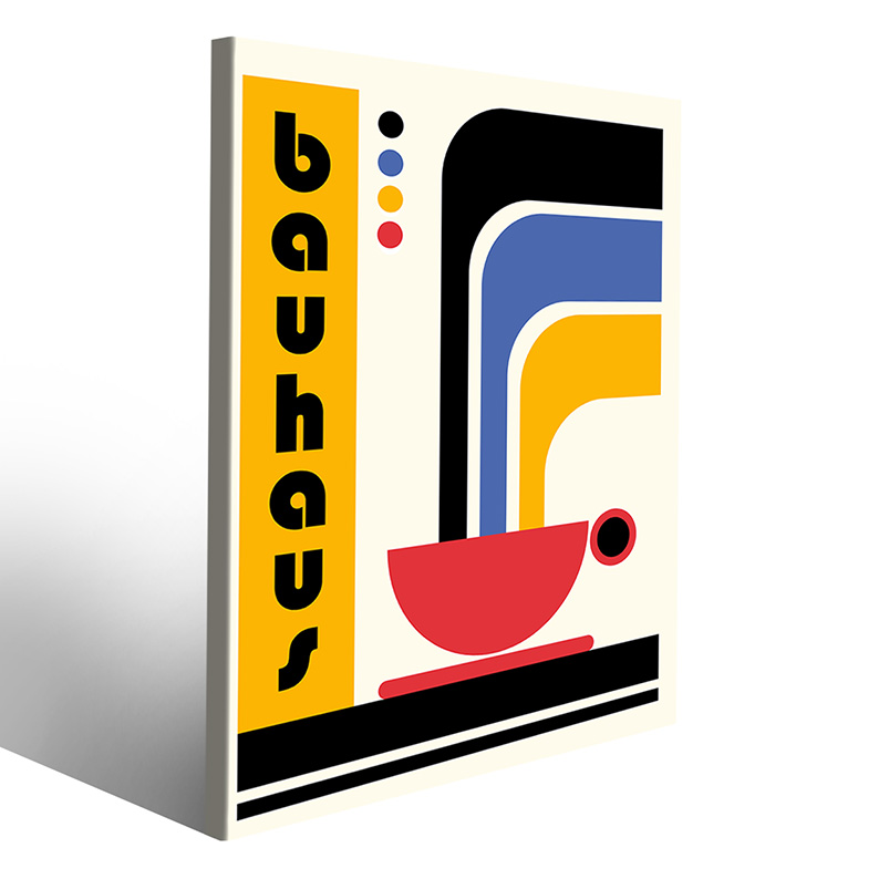 Arte e design esclusivo in quadro Bauhaus