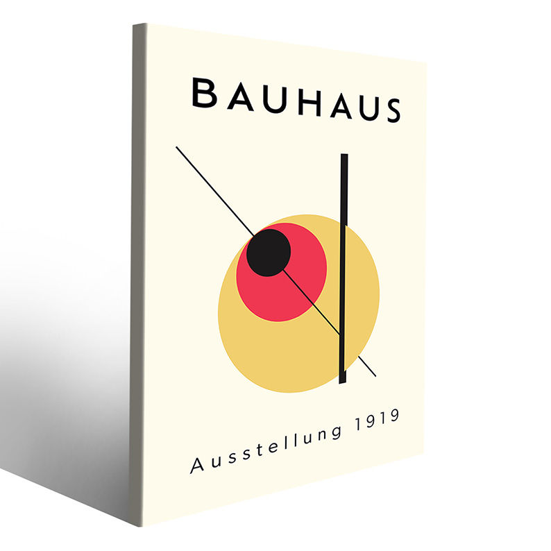 Trasforma con stile: quadro Bauhaus per te
