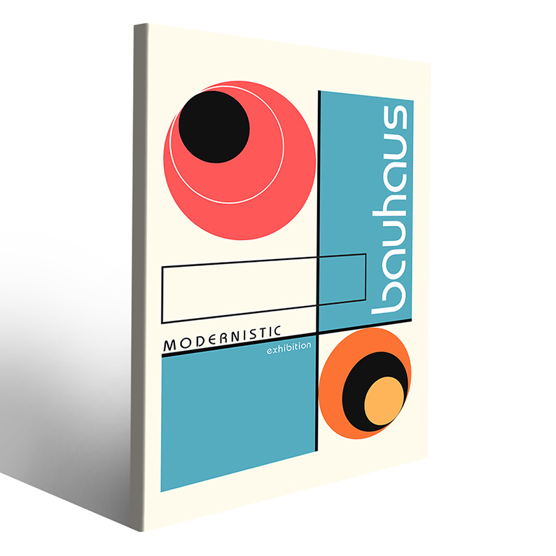 Quadro Bauhaus vivace per arredare con gusto