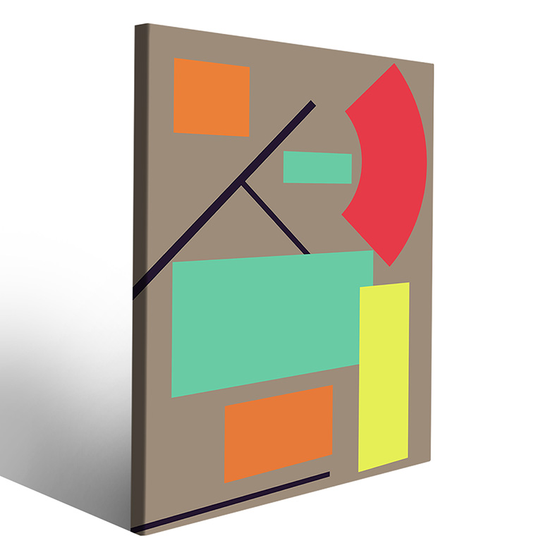 Tela moderna Bauhaus per una decorazione audace