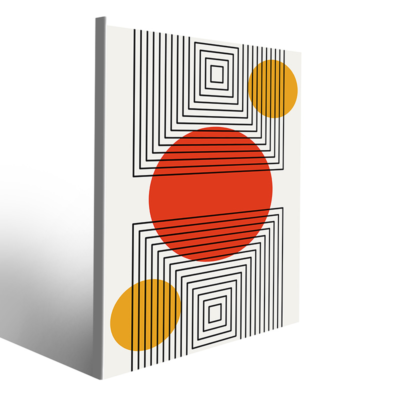 Tela d'arte moderna in stile Bauhaus