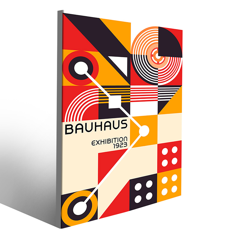 Stampa Bauhaus per un tocco di colore vivace