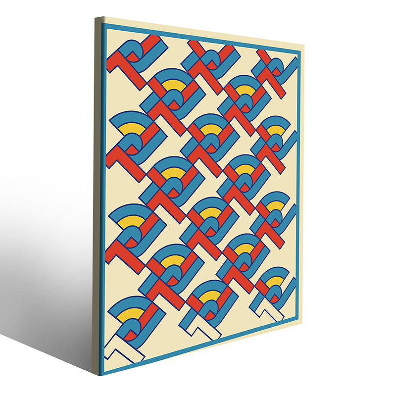 Tela d'arte Bauhaus per un arredamento distintivo