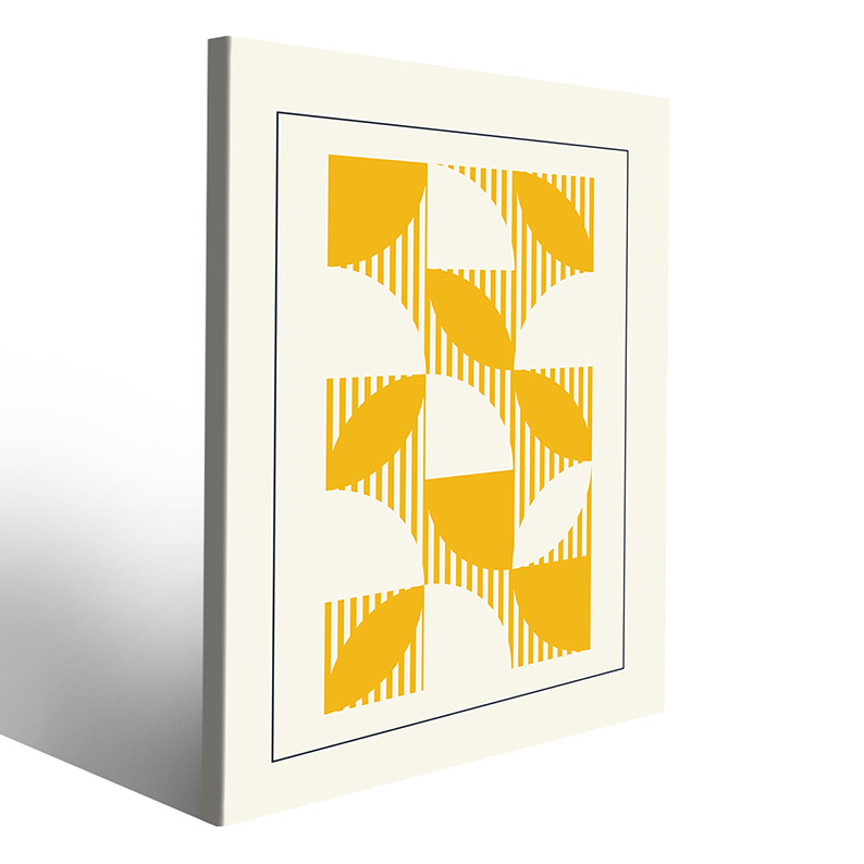 Composizione Bauhaus su tela per spazi originali