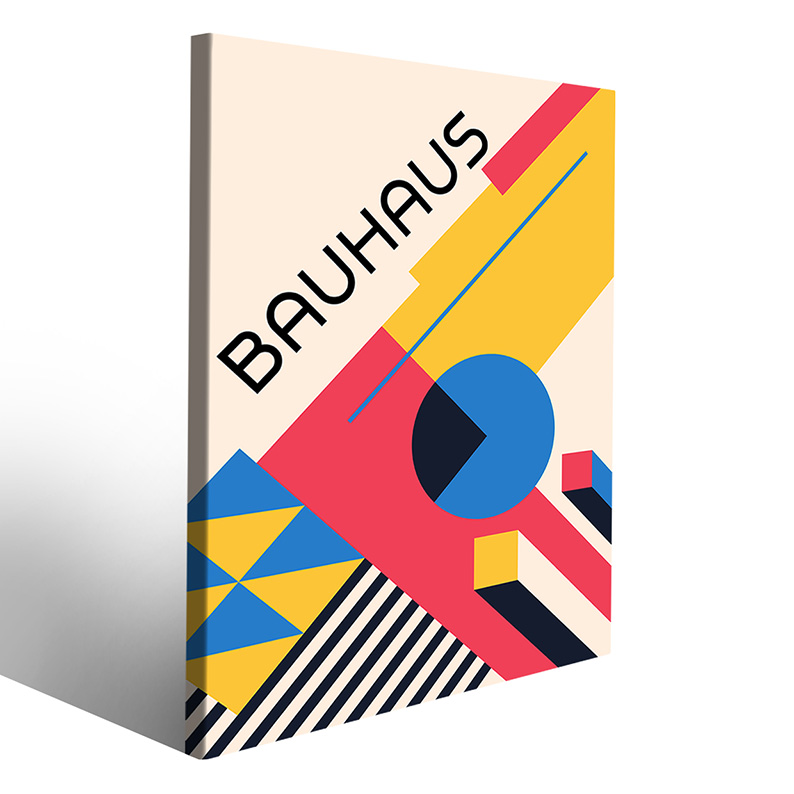 Composizione d'arte Bauhaus per un look unico