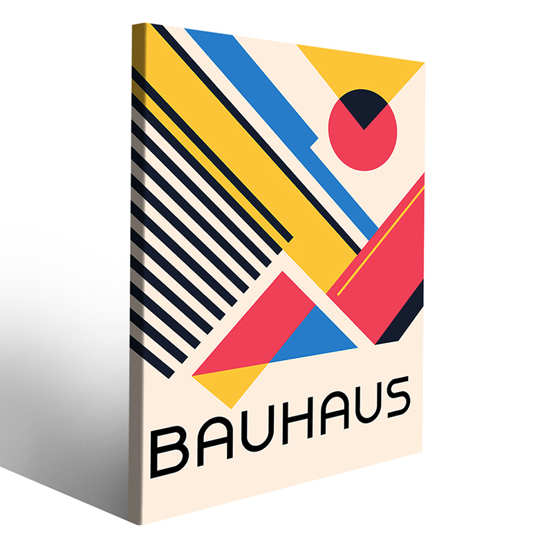 Stampa su tela Bauhaus per un tocco di colore