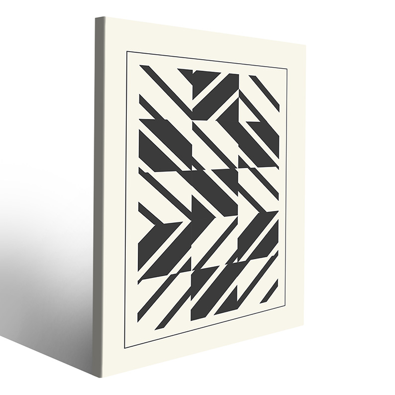 Design Bauhaus su tela per un ambiente artistico