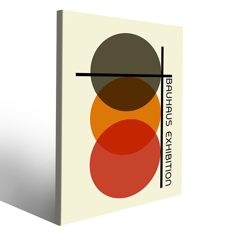 Arte su tela Bauhaus per un’atmosfera sofisticata