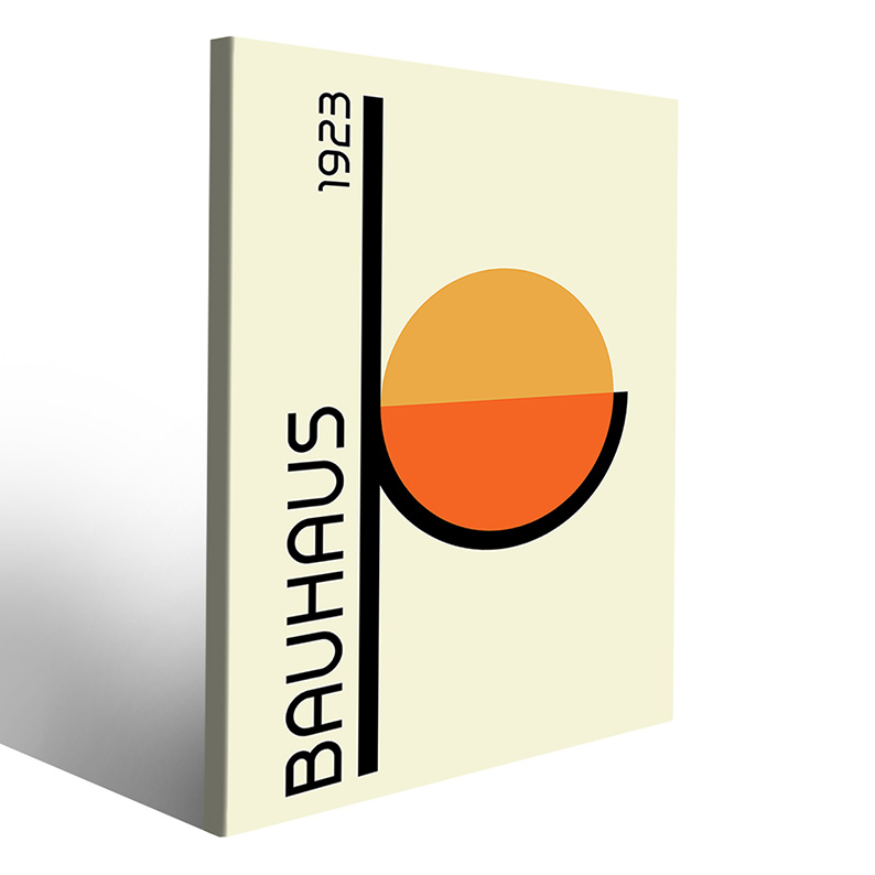 Stampa su tela Bauhaus per un ambiente dinamico