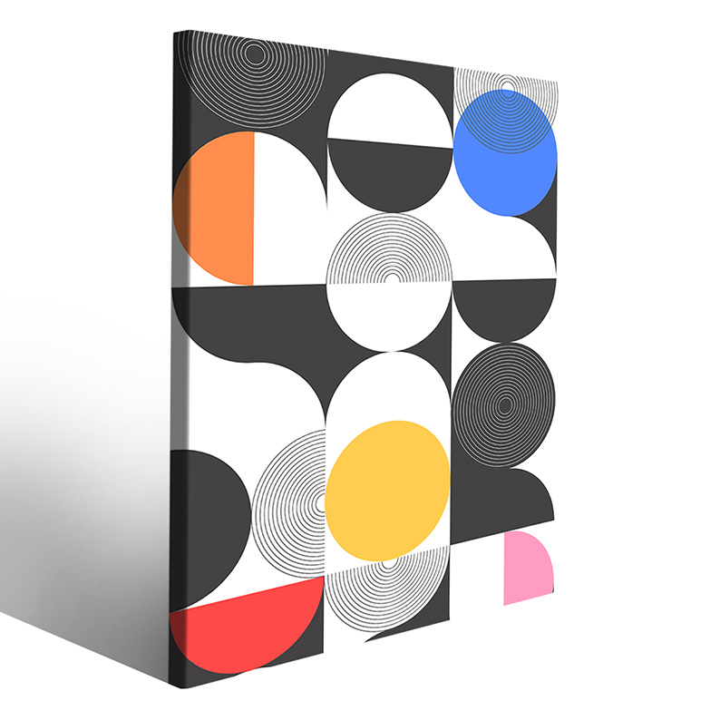 Composizione d'arte Bauhaus per interni eleganti
