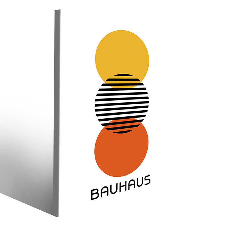 Tela d'arte geometrica in stile Bauhaus innovativo
