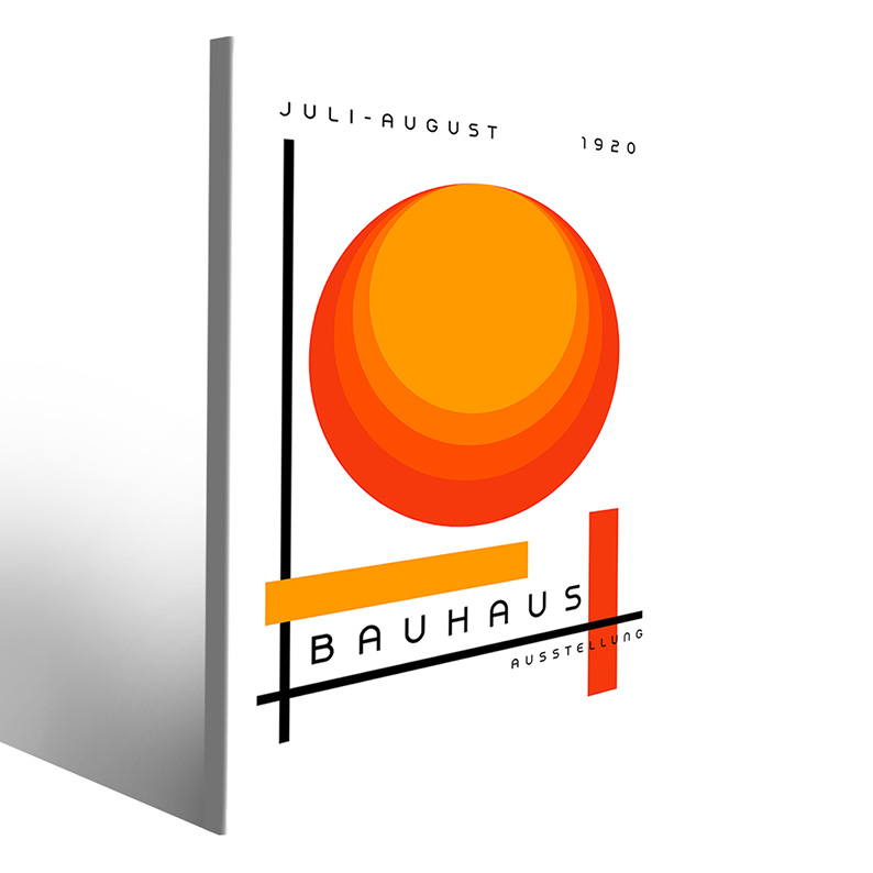 Composizione d'arte Bauhaus per spazi di tendenza