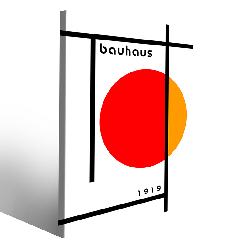 Tela d'arte Bauhaus per un look moderno e fresco