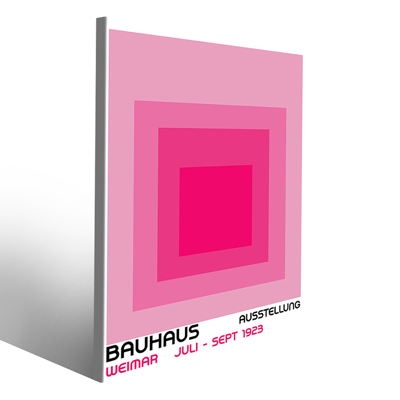 Stampa su tela geometrica in stile Bauhaus innovativo