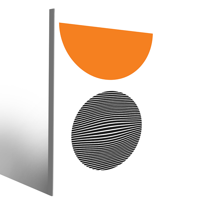Design Bauhaus su tela per un'atmosfera innovativa