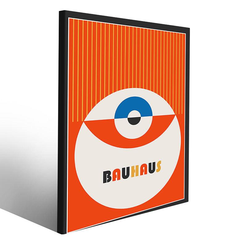 Vivace arredo con grafiche Bauhaus decorazione facile