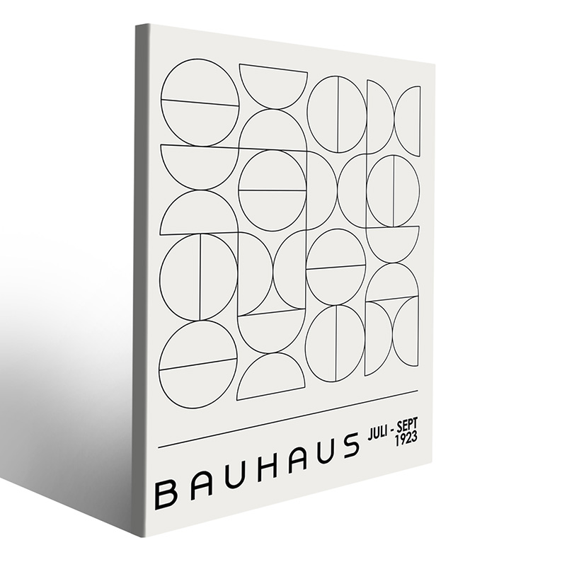 Quadro con linee Bauhaus per spazi distintivi