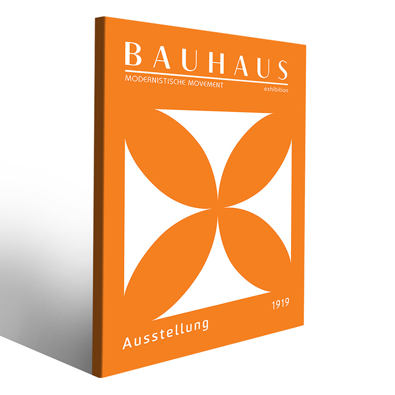 Immagini iconiche per bar Bauhaus stampe su tela