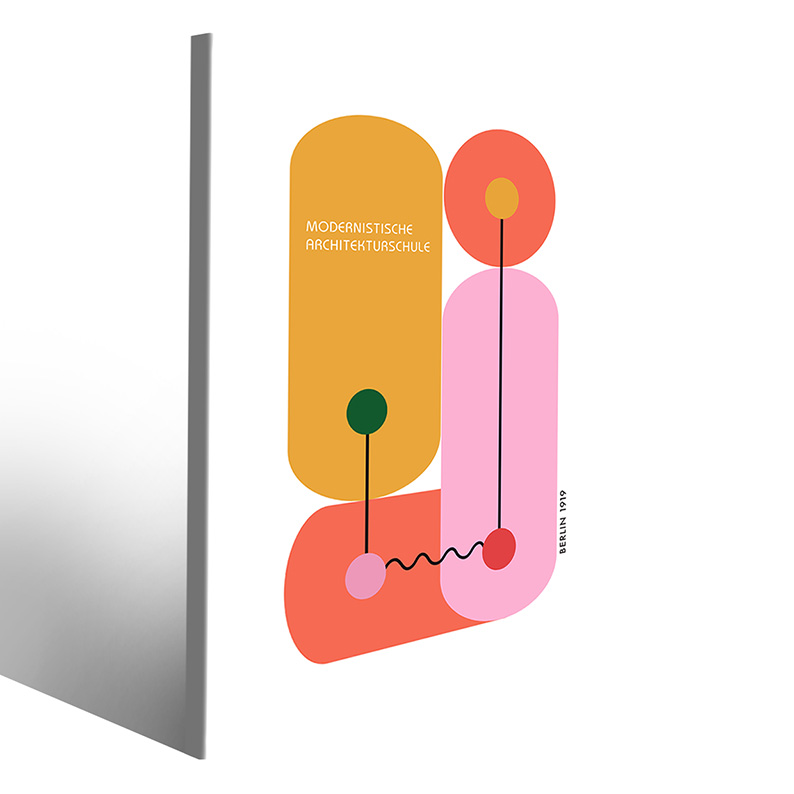 Quadri eleganti in Bauhaus per interni sofisticati