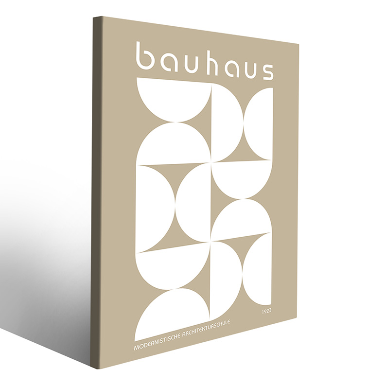 Stampe artistiche Bauhaus per un’atmosfera accogliente e dinamica