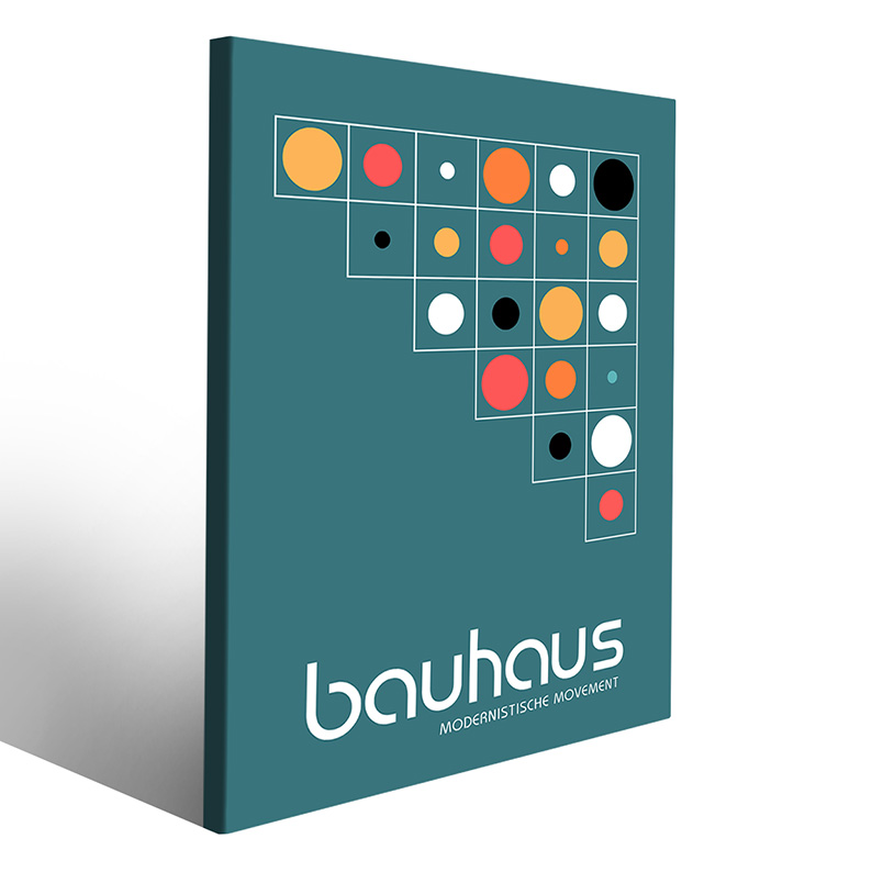 Stampe moderne di Bauhaus per arredamenti freschi e stimolanti