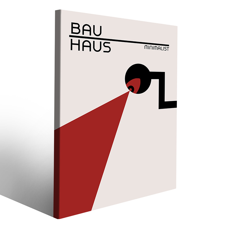 Stampe creative in stile Bauhaus per interni moderni