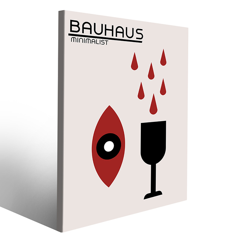Quadri colorati in Bauhaus per un design vivace