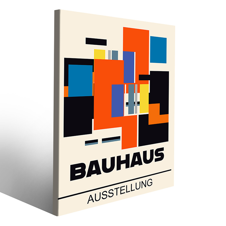 Decidi lo stile della tua casa con Bauhaus arte su tela