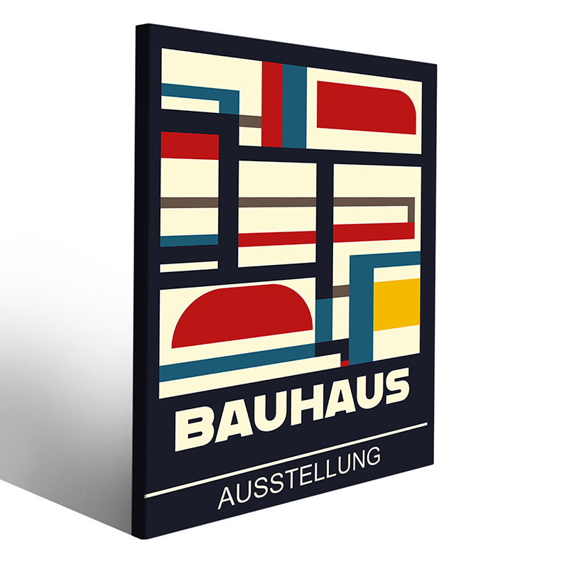 Quadri stilizzati in Bauhaus per spazi dal design audace