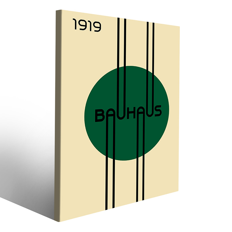 Stampe vibranti Bauhaus per parete eclettica e vivace