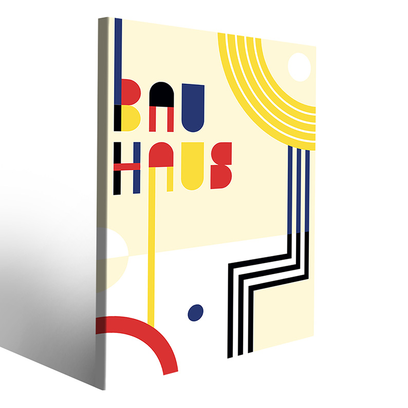 Colori vivaci dello stile Bauhaus tela moderna