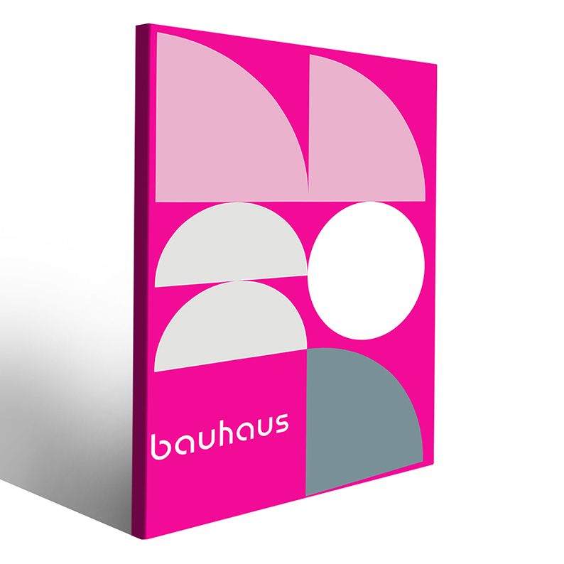 Quadri d’autore in Bauhaus per un’atmosfera esclusiva