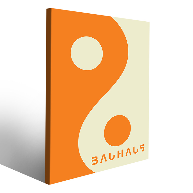 Quadri colori vivaci Bauhaus di architettura design