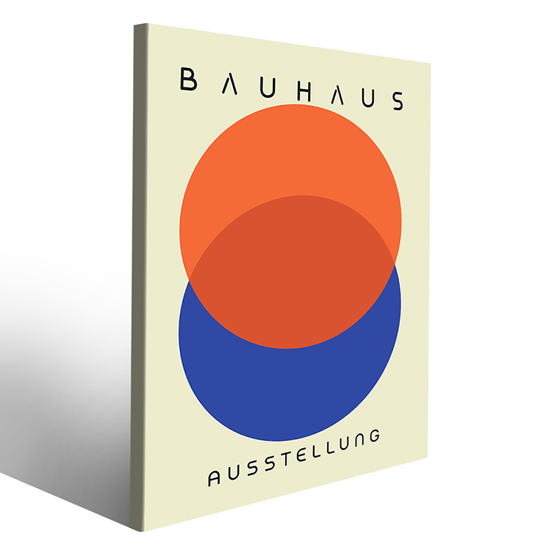 Organizzare il decoro della cucina Bauhaus colori tenui