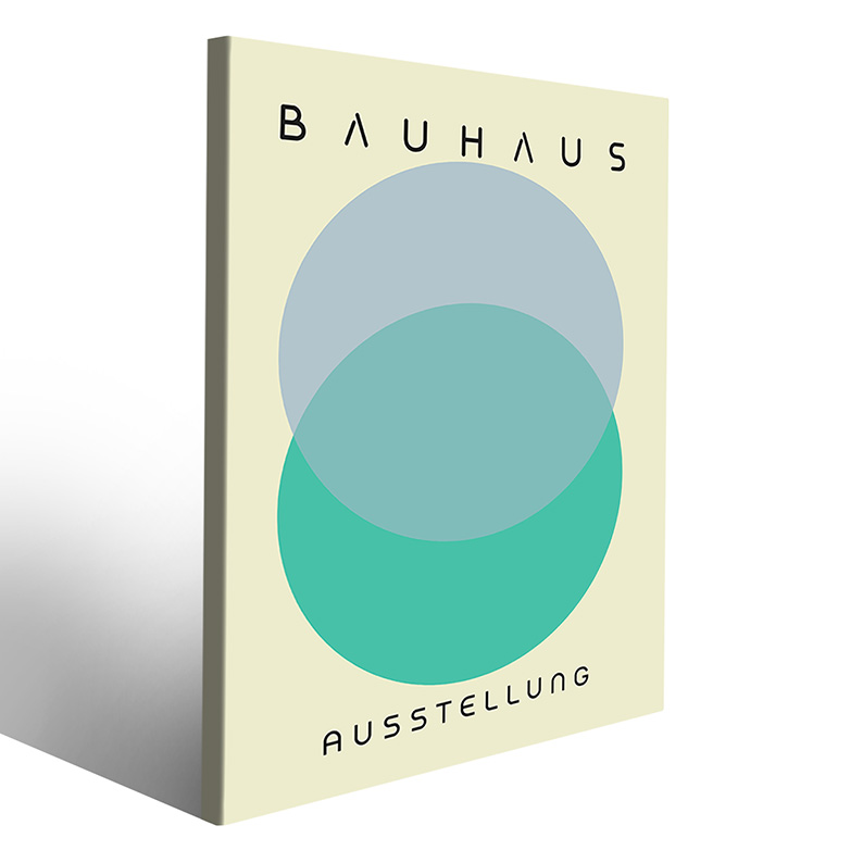Quadri stilizzati Bauhaus per interni originali e intelaiati