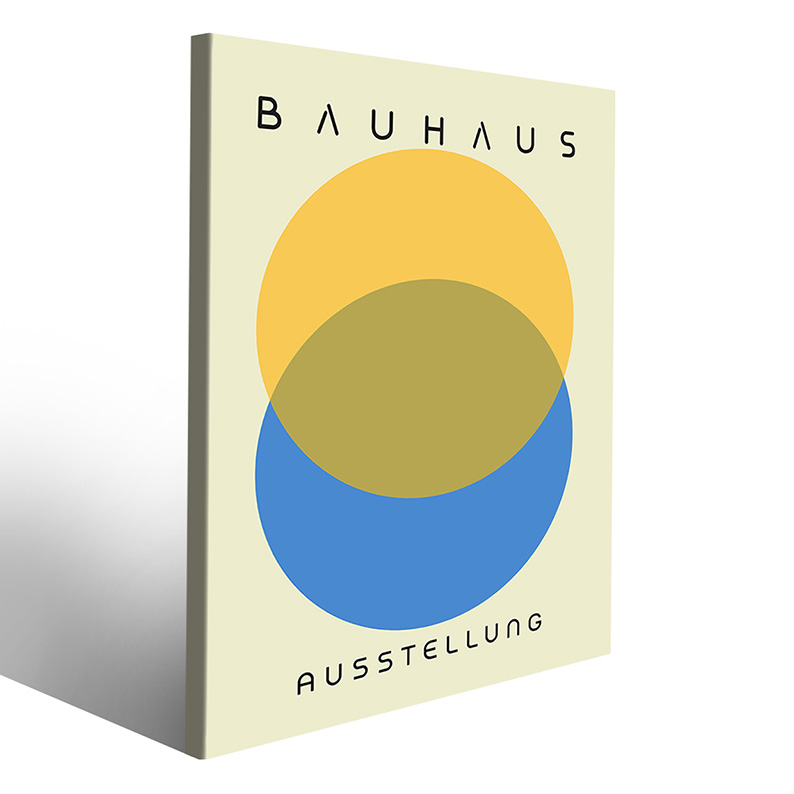 Bauhaus colorati e vivaci grafiche moderne poster
