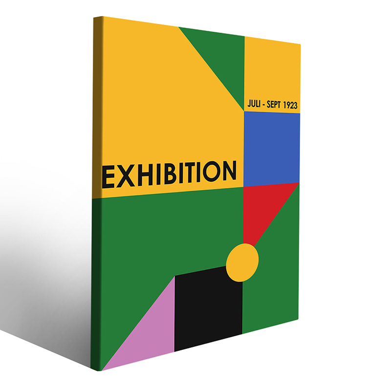 Galleria moderna di quadri Bauhaus stampati su tela