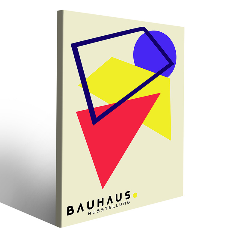 Stampe colorate Bauhaus rimodernare le camere